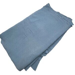 blue cotton material sheer 33x52" plus more crafts sowing READ